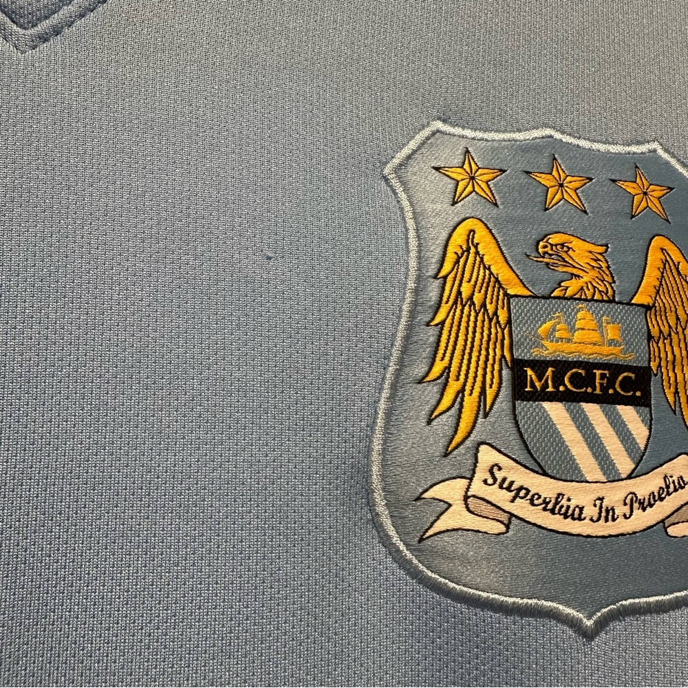 Manchester City 2013/2014 Home Jersey, Medium, Aguero 16, Football, Soccer - Picture 7 of 7